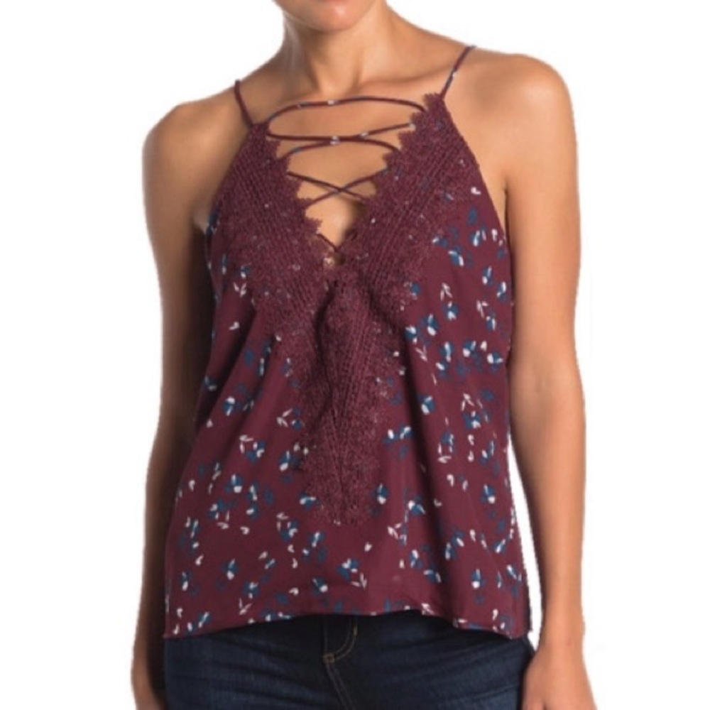 WAYF Floral Posie Strappy Camisole